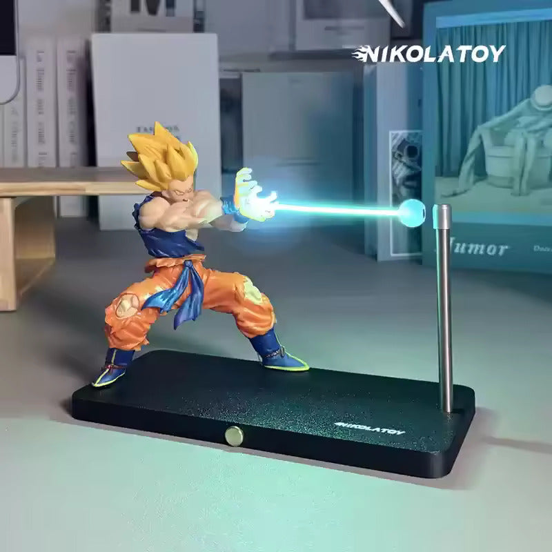 Dragon Ball Goku LED Night Light – Touch Sensor Magnetic Anime Desk Lamp