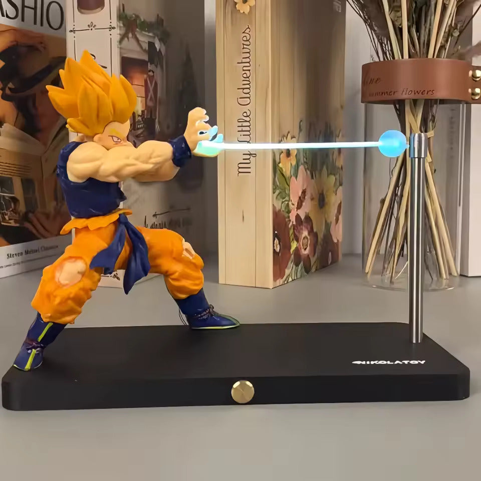 Dragon Ball Goku LED Night Light – Touch Sensor Magnetic Anime Desk Lamp